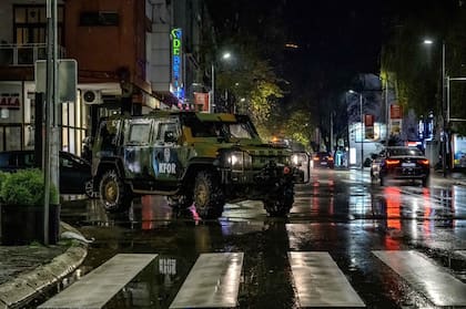 Un todoterreno de la Fuerza para Kosovo de la OTAN