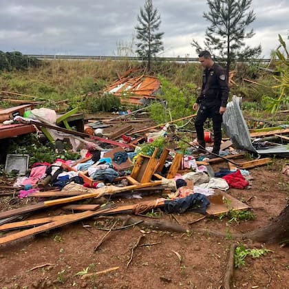 Un tornado generó destrozos