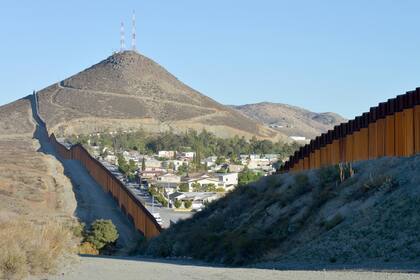 Un tramo de la frontera de México y Estados Unidos (Archivo)