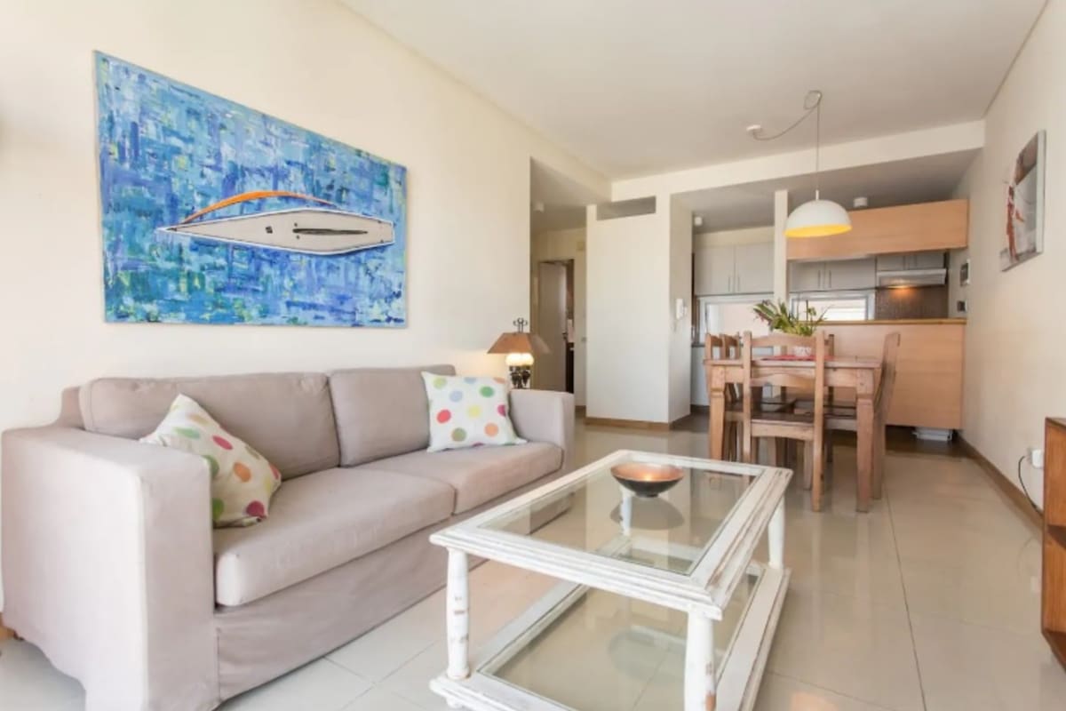 Un tres ambientes que se ofrecer por Airbnb en el barrio de Palermo