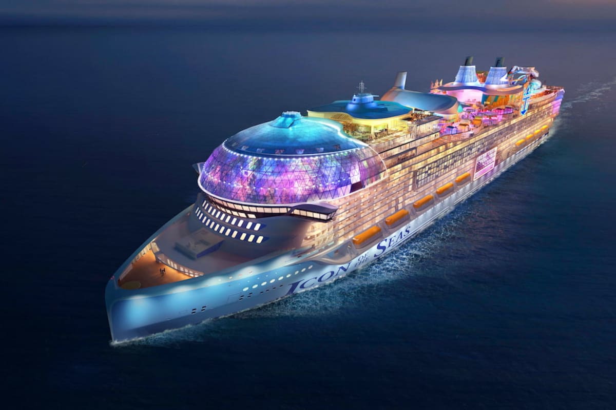 Un tripulante del crucero Icon of the Seas apuñaló a una compañera, que era su pareja, se tiró por la borda y murió