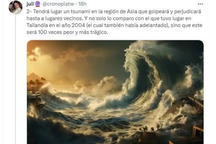Un tsunami mayor al de Tailandia de 2014 volverá a sacudir a Asia, según Baba Vanga