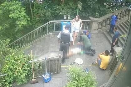 Un turista murió cuando subía al Cristo Redentor