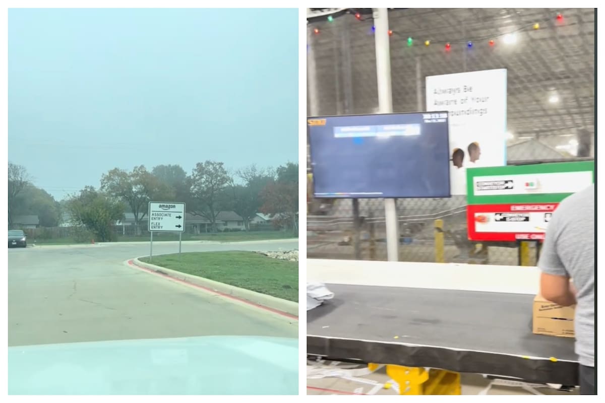 Un usuario compartió cómo es trabajar como repartidor de Amazon en Texas