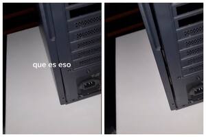 Un usuario de TikTok encuentra algo desagradable al descubrir la falla de su computadora (Fuente: TikTok/@kevinsilva186)