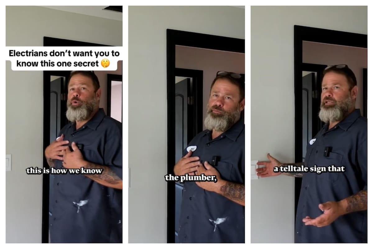 Un usuario de TikTok que es electricista revela un detalle que según él, demostraría irregularidades en la instalación eléctrica