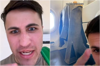 Un usuario de TiktTok reprodujo la canción de Titanic abordo del avión y cuando se dio cuenta de su compañera de asiento se quedó sin palabras