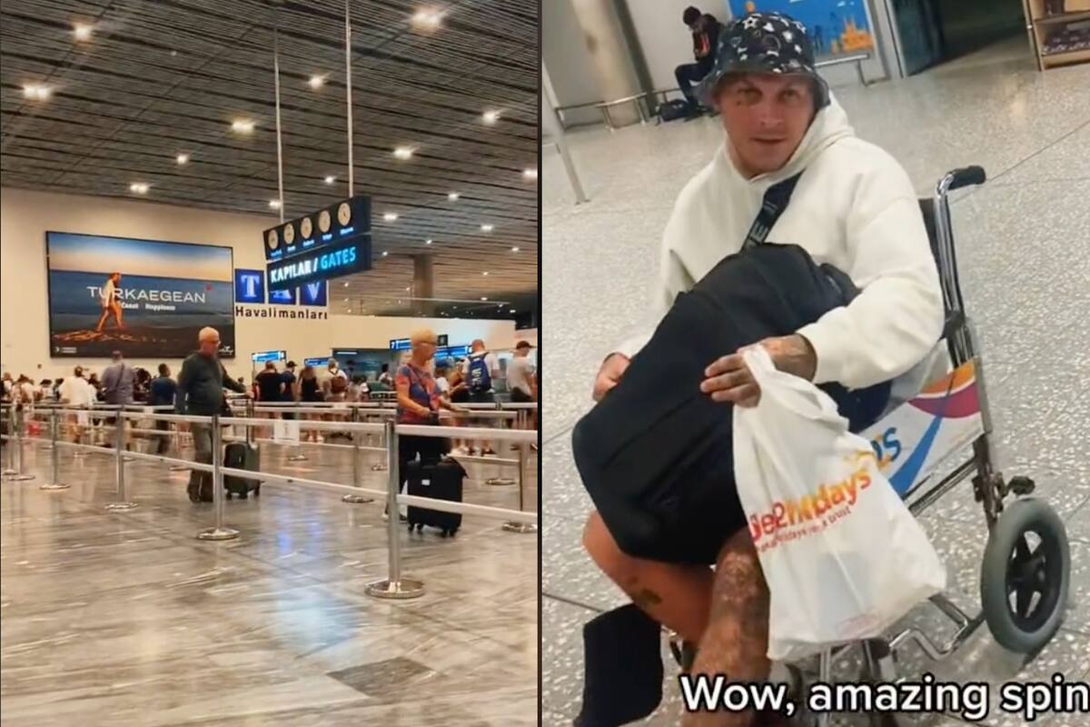 Un usuario fingió algo inesperado en un aeropuerto para recibir tratos especiales y causó todo un debate