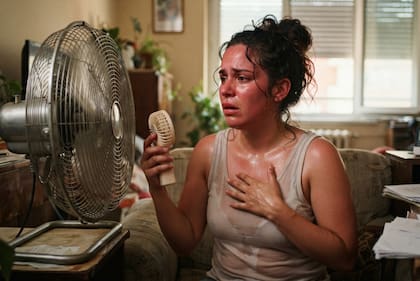 Un ventilador no es efectivo si el aire en la casa está muy caliente