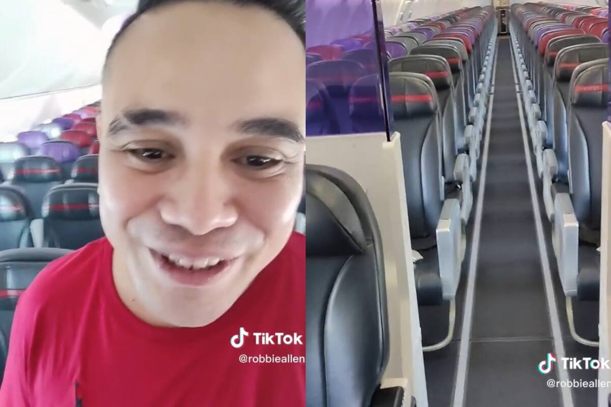 Un viajero recibió una sorpresa anticipada justo antes de su cumpleaños y su video se volvió viral