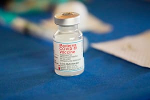 Un vial de la vacuna de Moderna contra el Covid, una de las aplicadas durante la pandemia