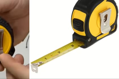 Un video de @hazycomparte mostró cómo el flexómetro puede servir para dibujar líneas y círculos precisos