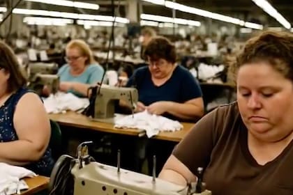 Un video de IA parodia las promesas de Trump sobre la manufactura estadounidense.