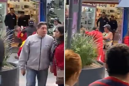Un video del hecho que se viralizó en las redes socailes registró cómo, ante la atónita mirada de quienes circulaban por el lugar, el intérprete del personaje creado por Chespirito forcejeó y se dio golpes de puño con el delincuente