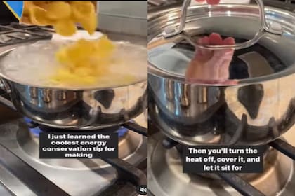 Un video sobre cocinar pasta se hizo viral y provocó un debate en redes