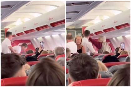 Un vuelo desde Inglaterra con destino a Grecia debió desviar su ruta luego de que una mujer golpeó a uno de los azafatos