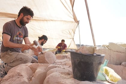 Un yacimiento cretácico fue noticia por la aparición de huevos de 72 millones de años