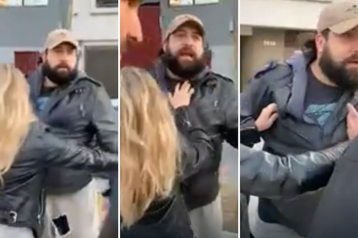 Un youtuber interrumpió una clase de zumba en una plaza y agredió verbalmente a los participantes: "¡No me dejan dormir!"