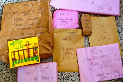 Una abuela que trabajó como maestra jardinera toda su vida preparó una serie de actividades y obsequios para su nieta.