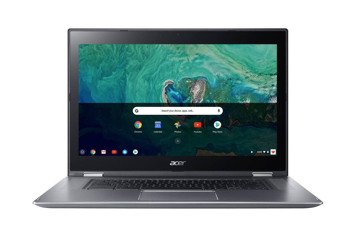 Una Acer Chromebook Spin 15