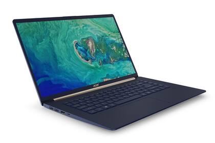 Una Acer Swift 5, con pantalla casi sin borde, como ofrecen sus principales competidores