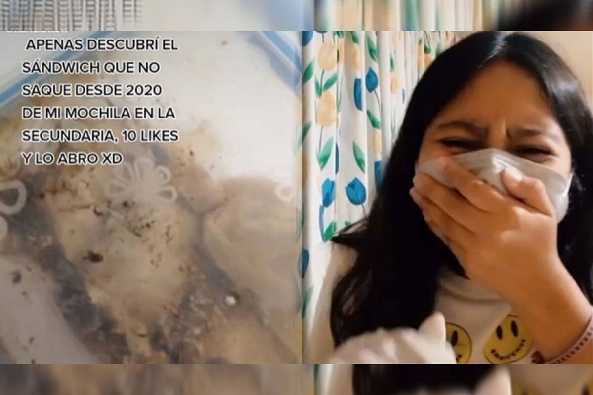 Una adolescente encontró un sándwich olvidado durante dos años en su mochila