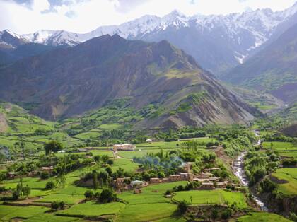 Una aldea agrícola en la provincia afgana de Badakhshan. Fuente: Matthew Emslie-Smith.