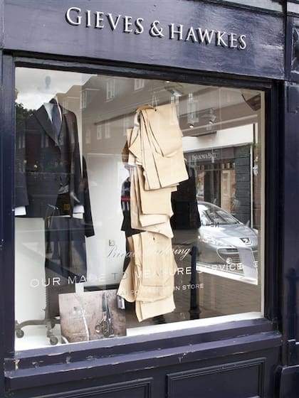 Una antigua tienda inglesa donde este término es muy común