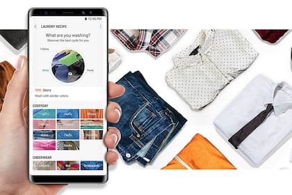 Una app permite informarle al lavarropas qué ropa contiene, para que sugiera cómo lavarla