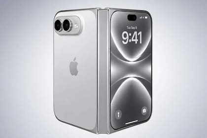 Una aproximación de cómo podría verse el iPhone Ultra, el primer smartphone plegable de Apple