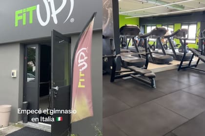 Una argentina contó su experiencia en un gimnasio italiano y causó furor en TikTok (Foto: captura/@lu_nasuti)