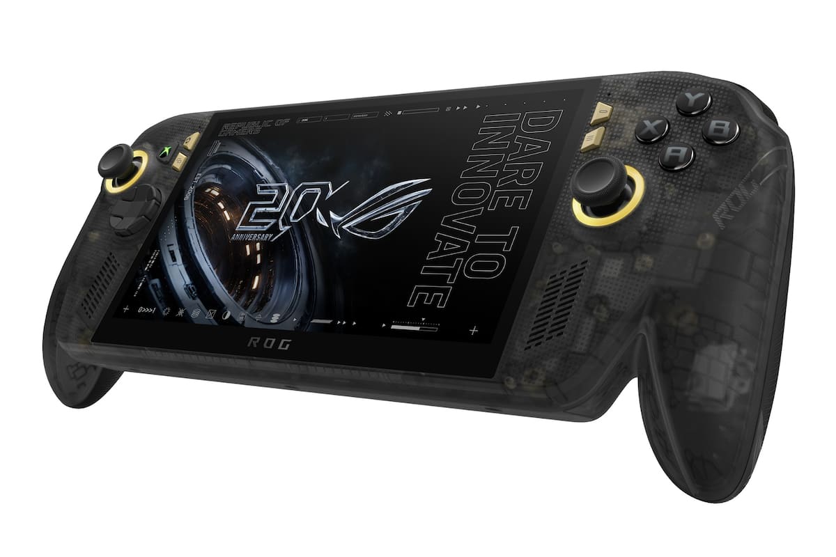 Una Asus ROG Ally en la edición por el 20 aniversario de la familia de consolas