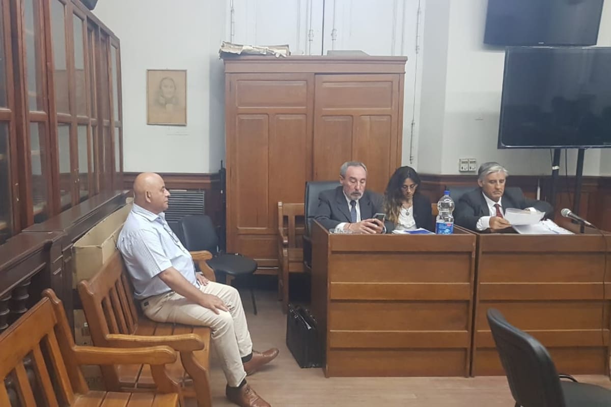 Una audiencia del juicio a Fabián Constantino, intendente de la localidad entrerriana de Gilbert condenado por abusar sexualmente de tres mujeres