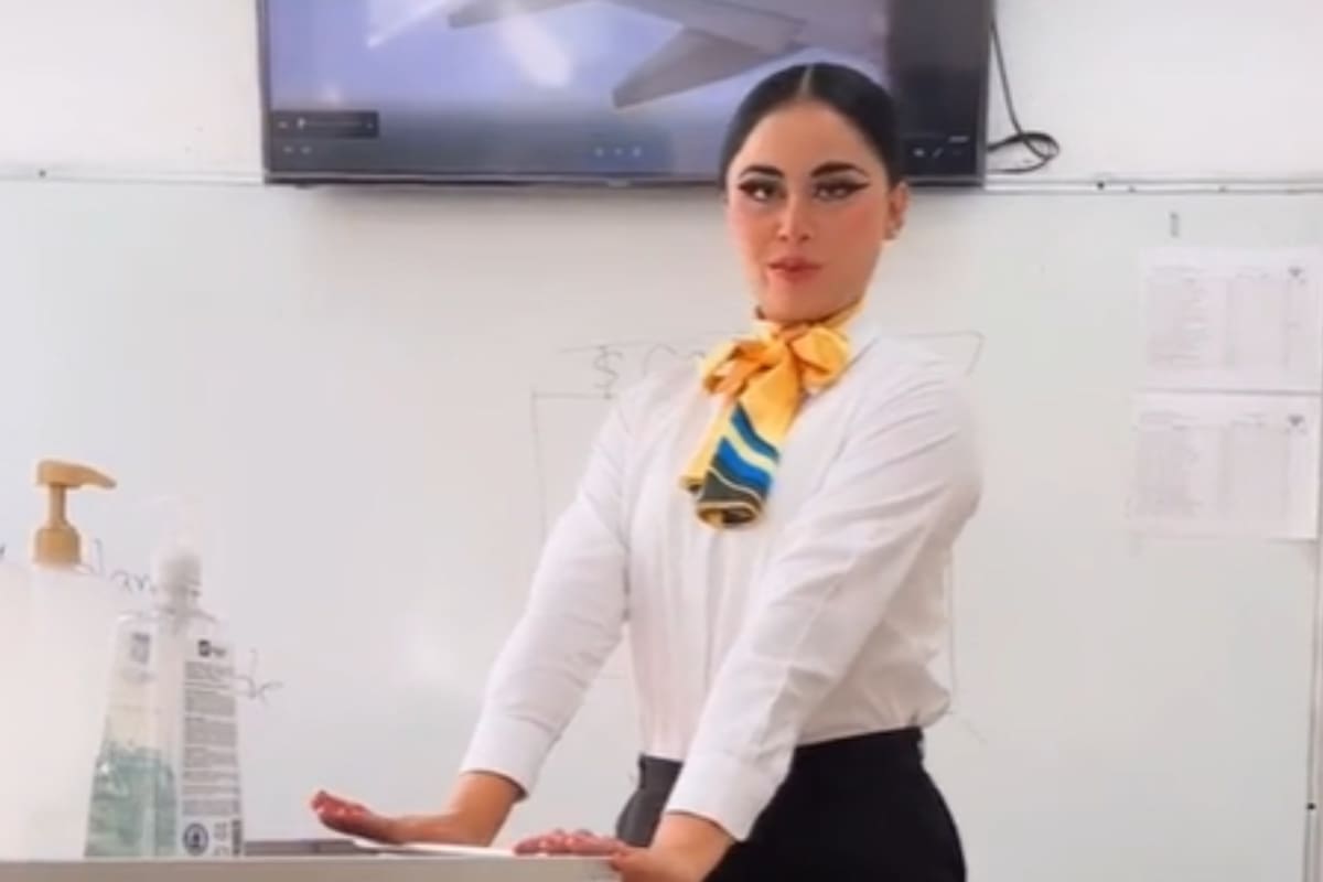 Una azafata mexicana reveló cuánto gana en TikTok y decepcionó a sus seguidores