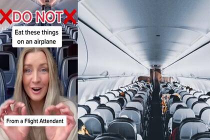 Una azafata reveló cuáles son los productos que no deberías consumir en un vuelo comercial