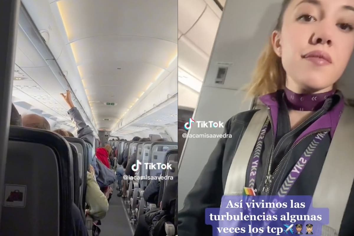 Una azafata se sinceró sobre cómo viven las turbulencias los miembros de la tripulación
