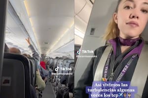 Una azafata se sinceró sobre cómo viven las turbulencias los miembros de la tripulación