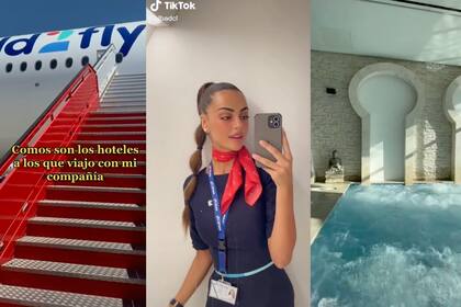 Una azafata visitó los hoteles más lujosos del mundo gracias a su trabajo