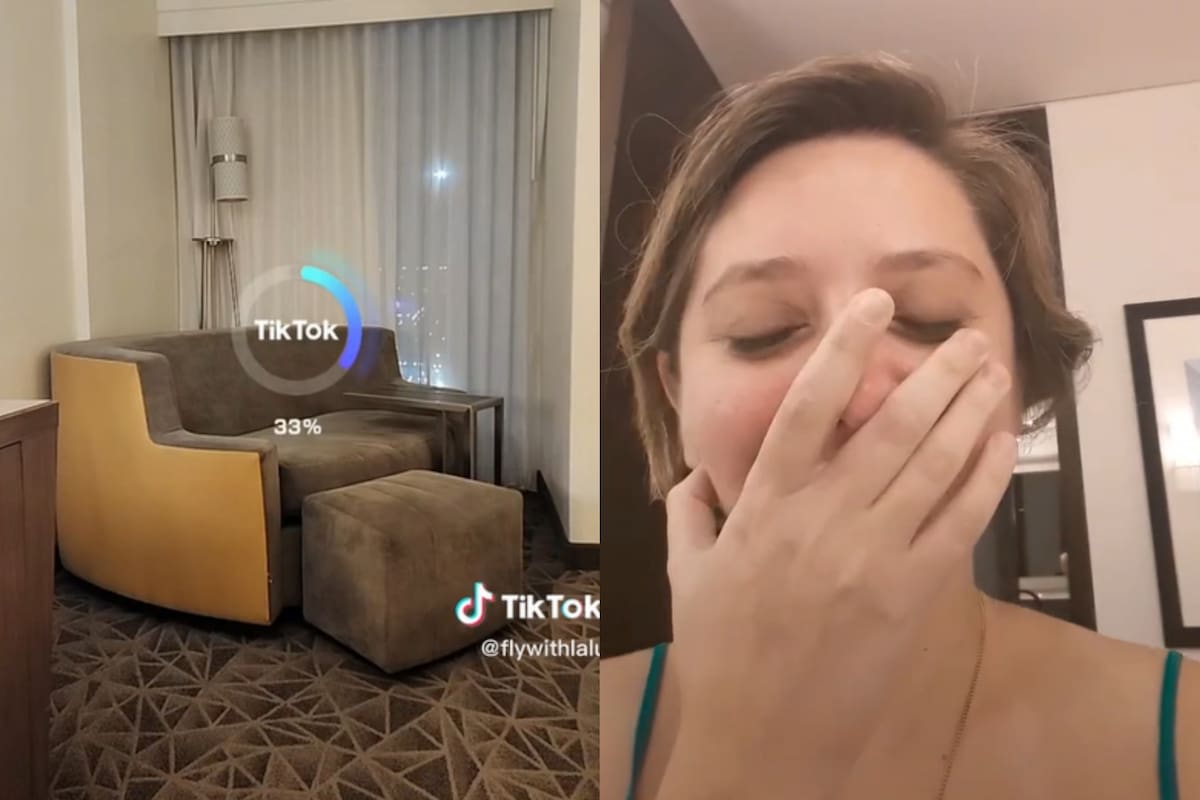 Una azafata y tiktoker se sumó al furor de los filtros durante su paso por Miami