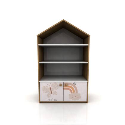 Una biblioteca perfecta para almacenar juguetes y libros.