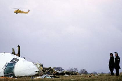 Restos del vuelo 103 de Pan Am que se estrelló en Lockerbie (Escocia) con 259 personas a bordo