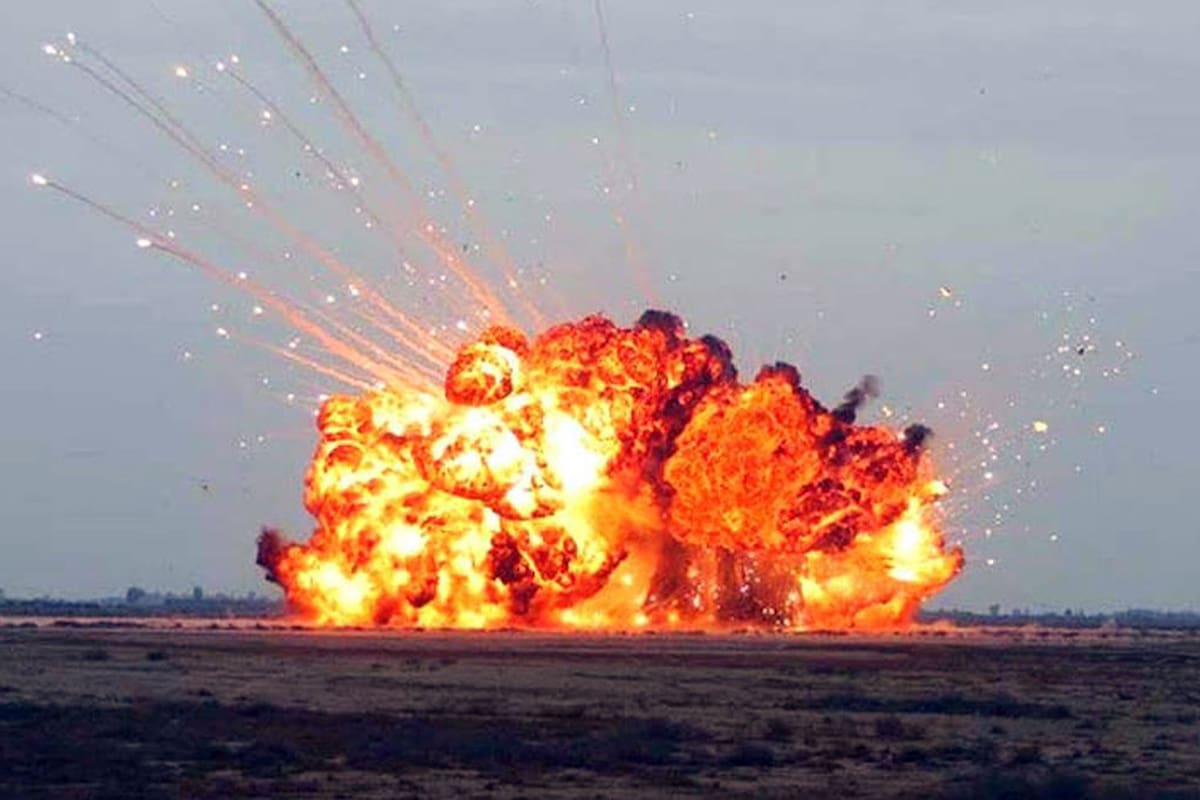 Una bomba termobárica detonada por Rusia el 11 de septiembre de 2007