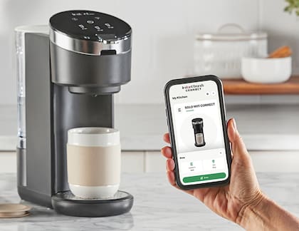 Una cafetera de Instant con conexión Wi-Fi: se puede gestionar a distancia la preparación de un café