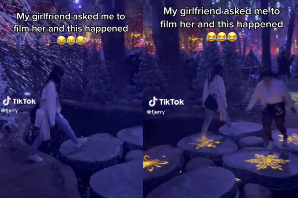 Una caída se volvió viral en TikTok y suma hasta el momento más de 34 millones de reproducciones