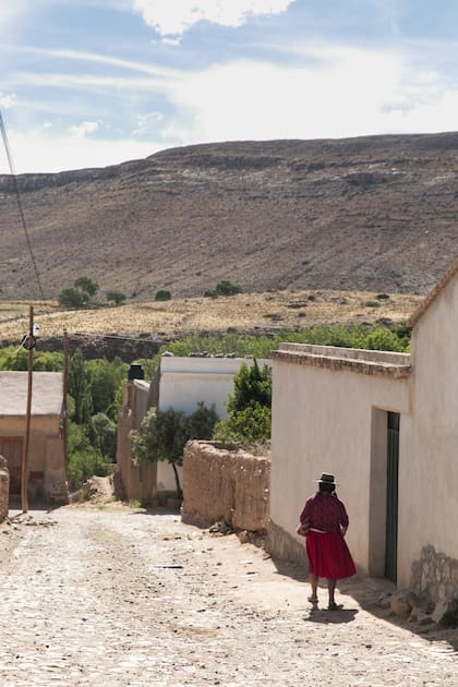 Una calle del pueblo.