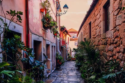 Una callecita de Oporto, en Portugal