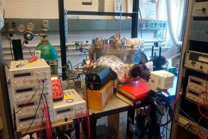 Una cámara de vacío del CU Boulder campus