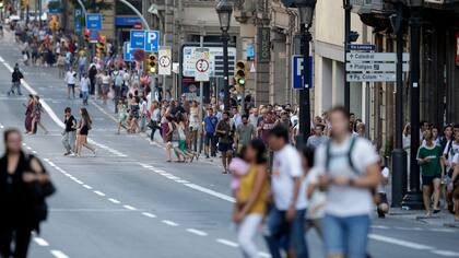 Una camioneta atropello varias personas en Barcelona