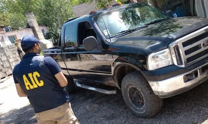 Una camioneta secuestrada en la causa