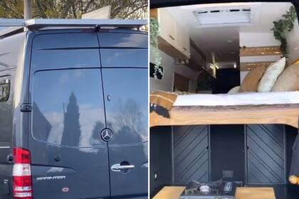Una camioneta Sprinter puede convertirse en un compacto alojamiento para salir de viaje